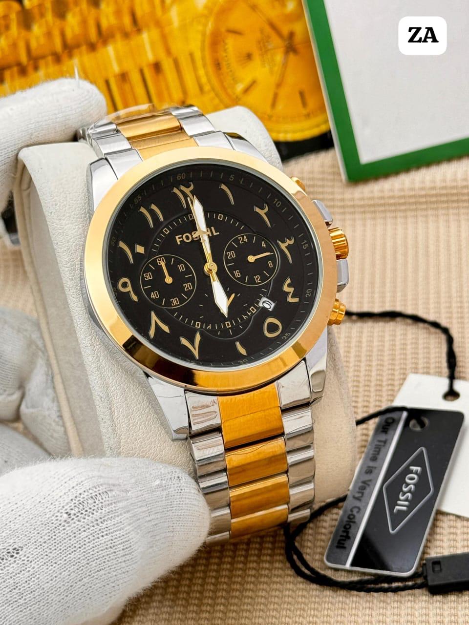 FOSSIL- Black Commuter Collection