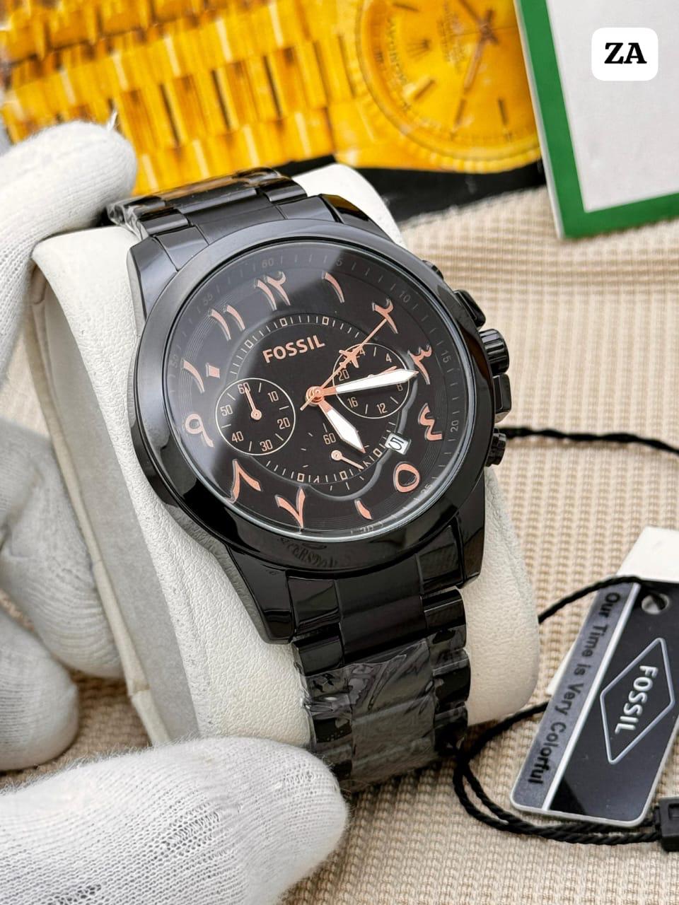 FOSSIL- Black Commuter Collection