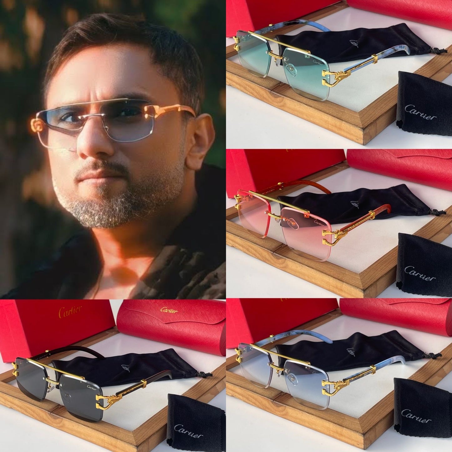 CARTIER SUNGLASSES- ( Celebrity Owned Collection)