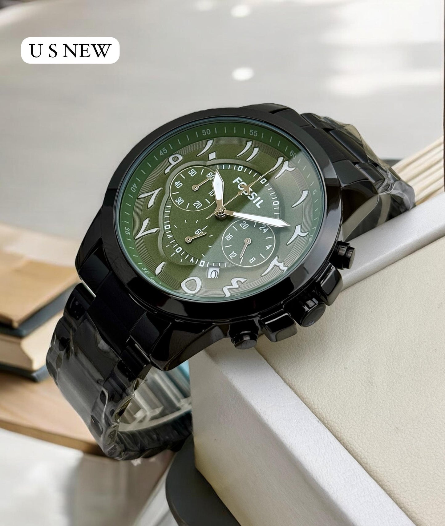 FOSSIL- Black Commuter Collection