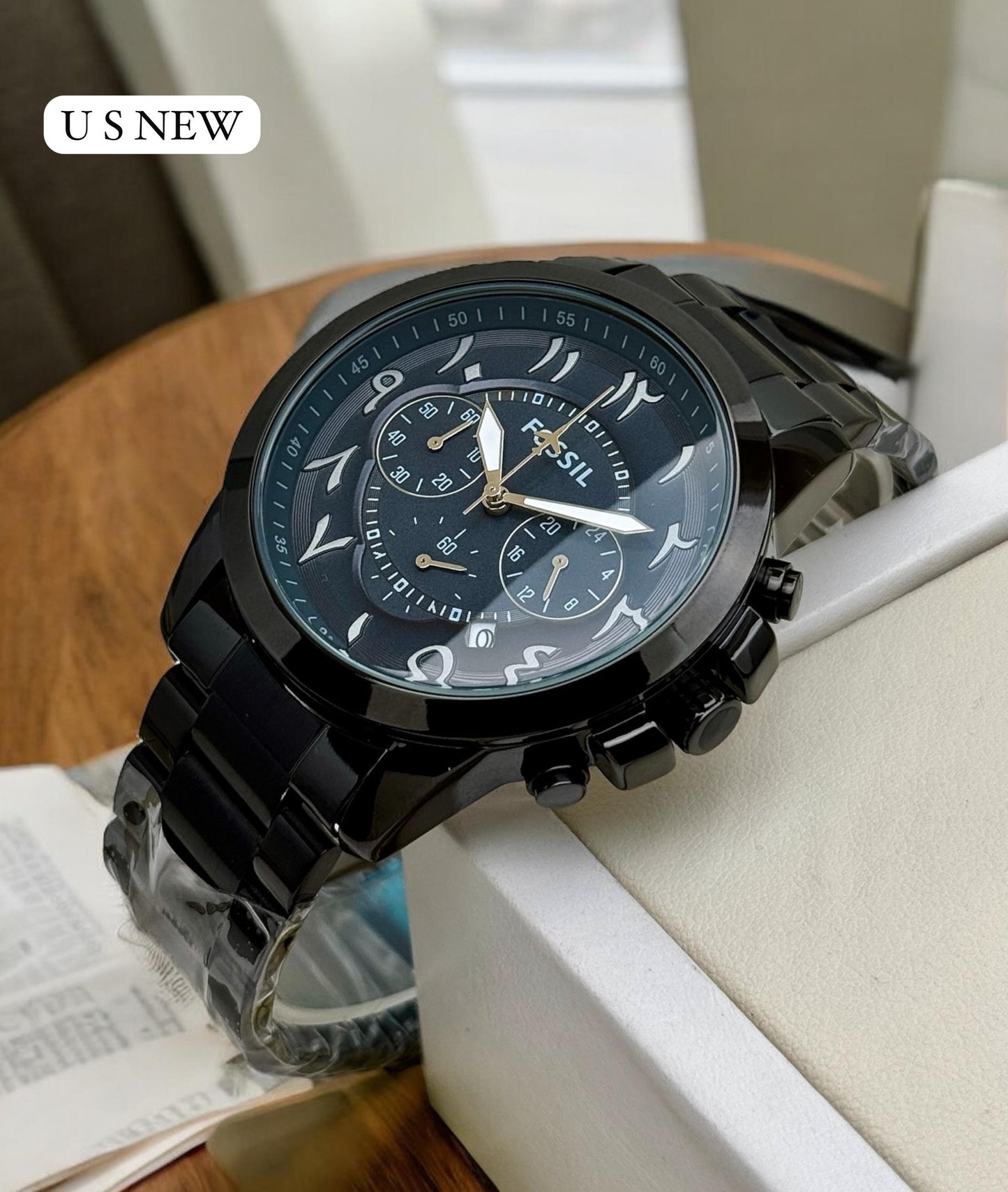 FOSSIL- Black Commuter Collection