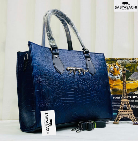 SABYASACHI-Crocodile leather bag