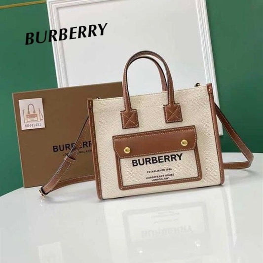 BURBERRY-Mini Freya Tote Bag